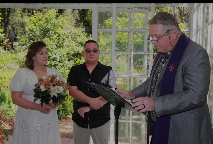 Wedding ceremony by Dr. Gerrit Rademeyer in Jansenville