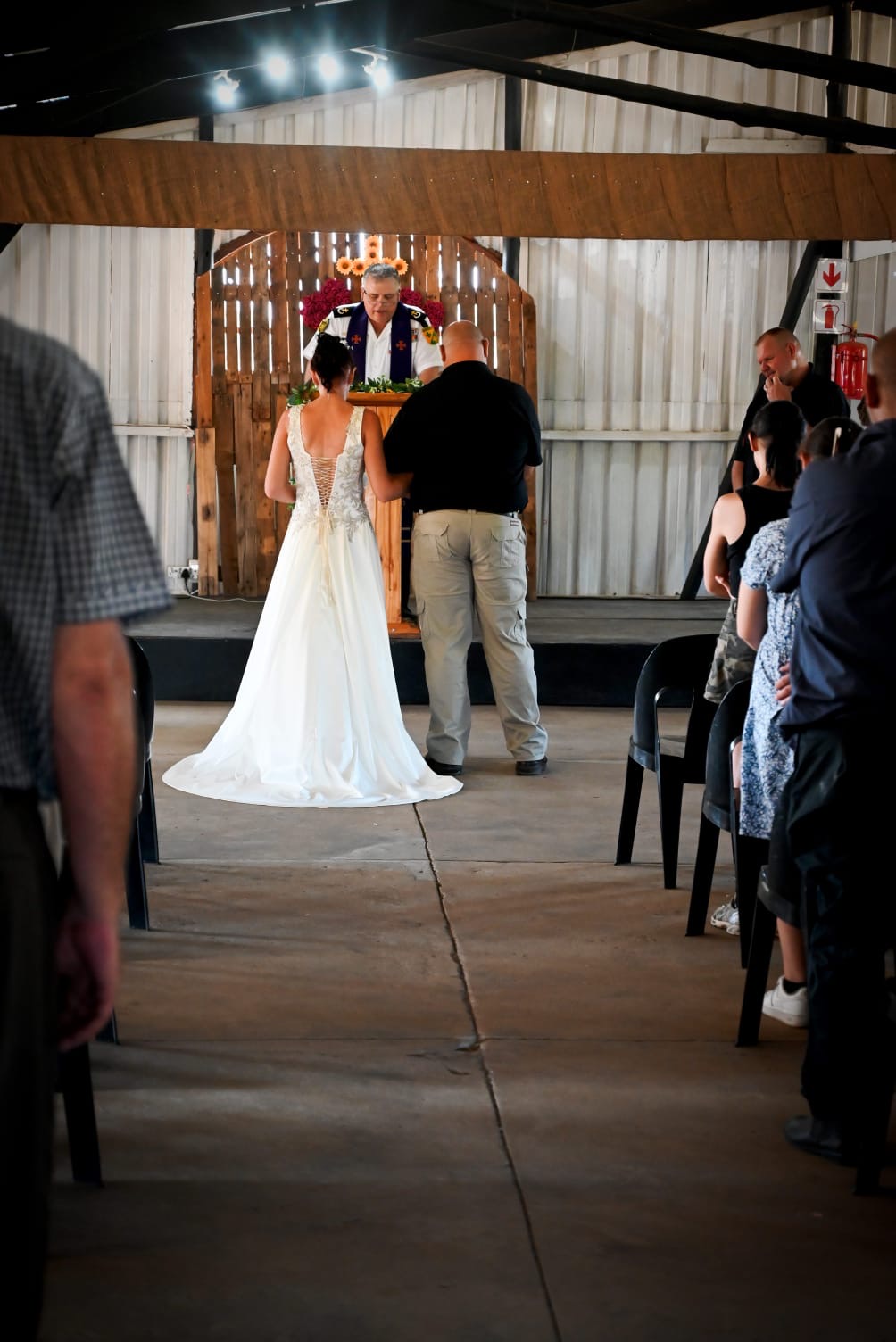 Wedding ceremony by Dr. Gerrit Rademeyer in Jansenville