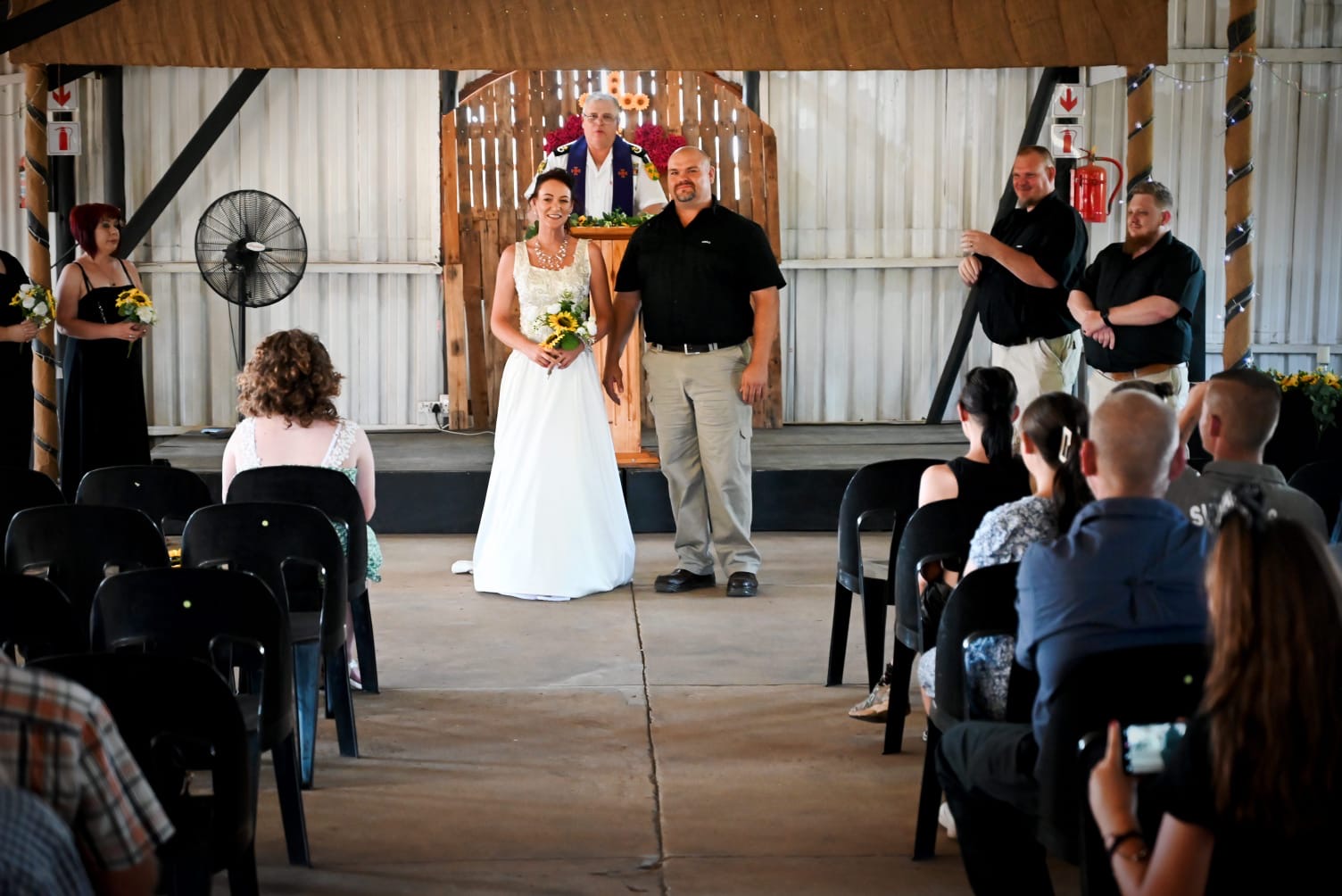 Wedding ceremony by Dr. Gerrit Rademeyer in Jansenville